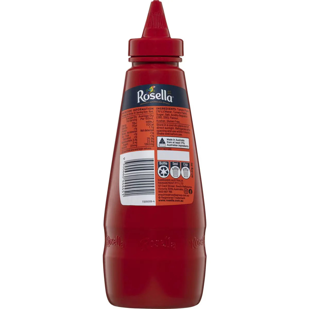 Rosella Tomato Sauce - 500ml