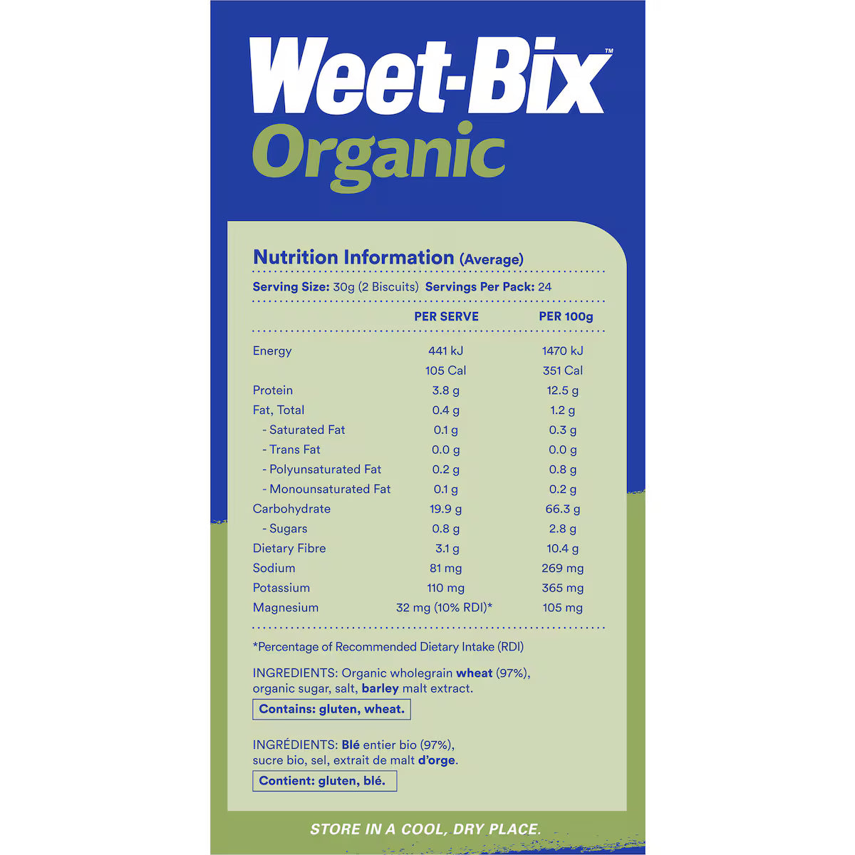 Sanitarium Organic Weet-bix