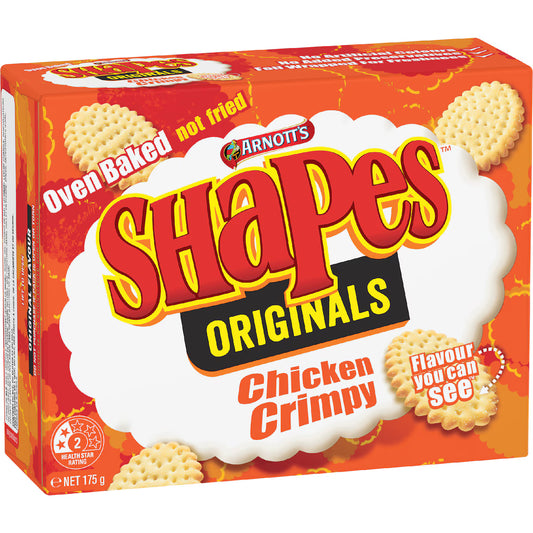 Arnott's Shapes Chicken Crimpy Cracker Biscuits