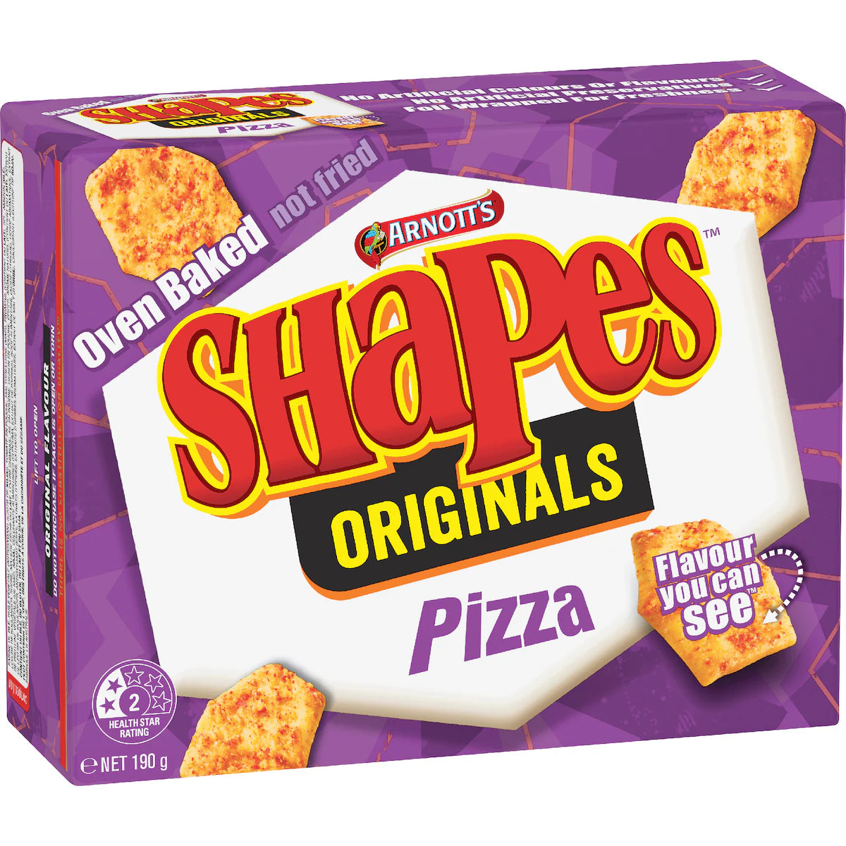 Arnott's Shapes Pizza Cracker Biscuits